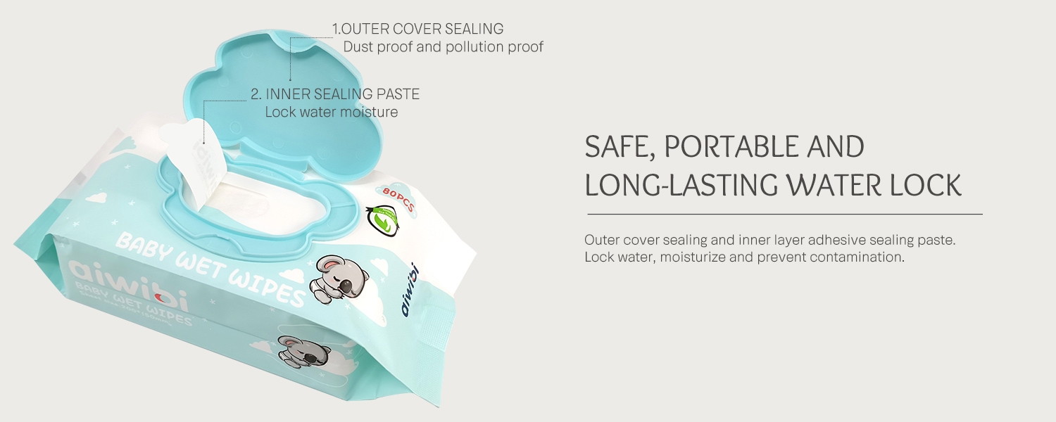 Long-Lasting Water Lock Baby Wet Wipes