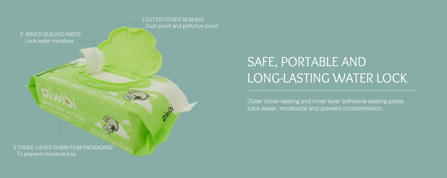 Long-lasting Water Lock Baby Wipes