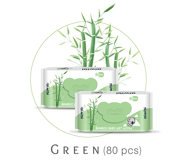 Natural Plant Extract Organic Bamboo Baby Disposable Wet Wipes