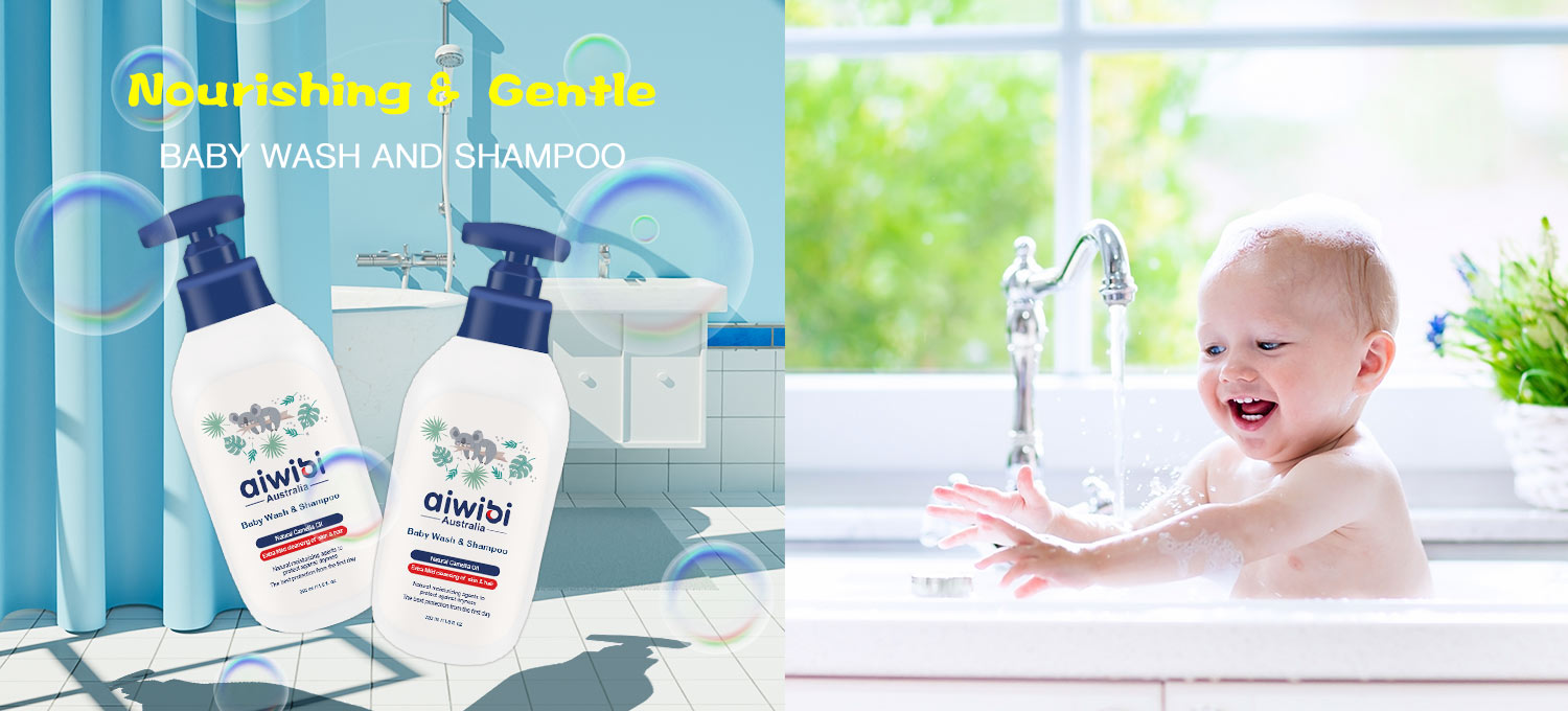 Two-in-one Natural Camellia Seed Oil Baby Wash and Shampoo