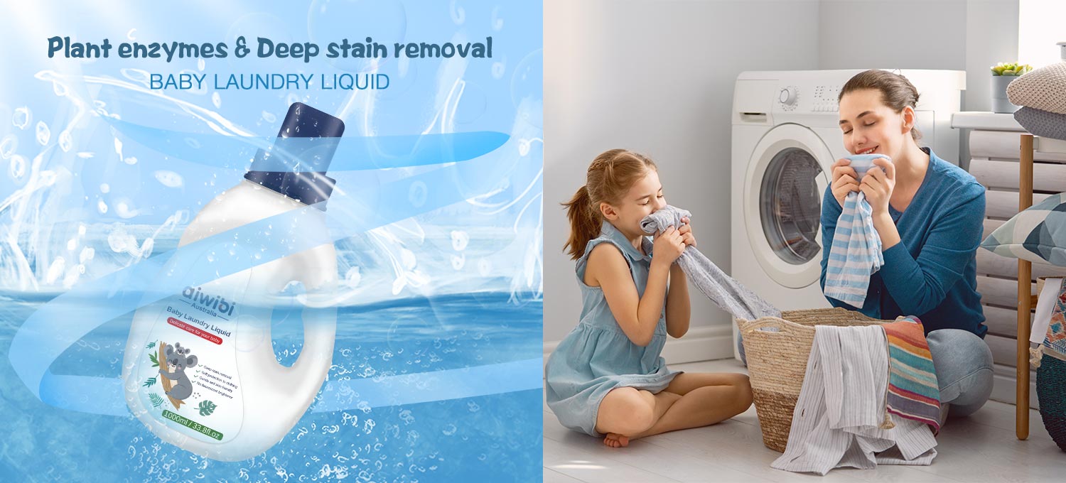 Natural Plant Enzymes Deeper Clean Baby Laundry Liquid