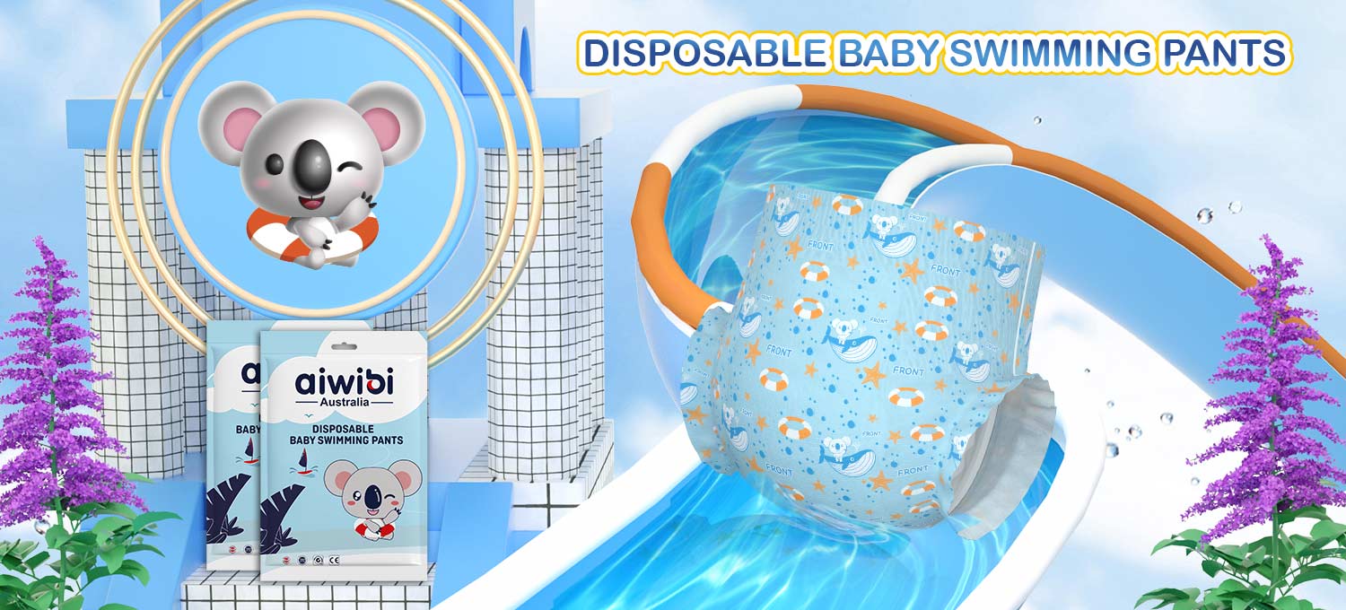 Disposable Baby Swimming Pants Waterproof No Swelling While In Water.