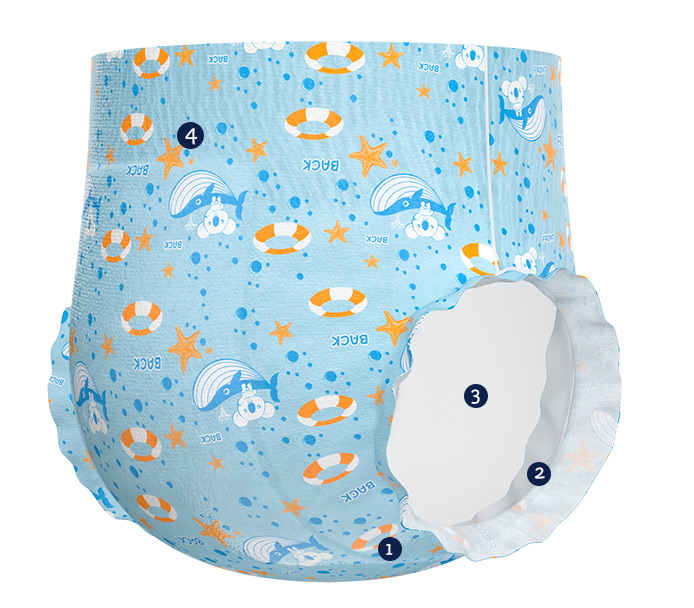 Elastic Waistband Baby Pants