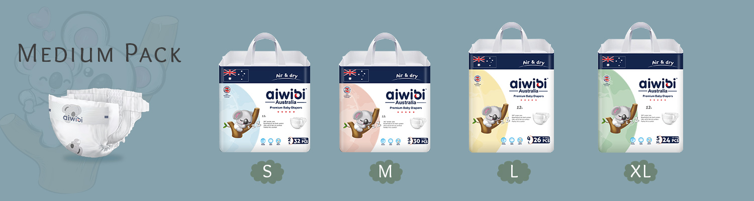 Medium Pack Baby Diapers