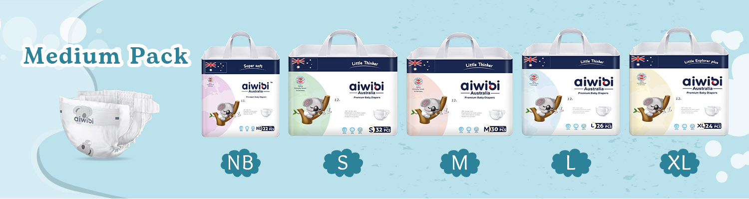 Medium Pack Baby Diapers
