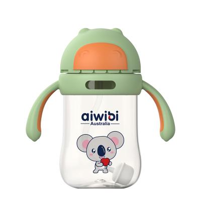Baby Water Bottle with Weighted Straw for Babies Over Six Months 300ml