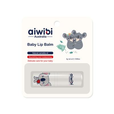Moisturizing Dryness Relieving Natural Camellia Seed Oil Baby Lip Balm