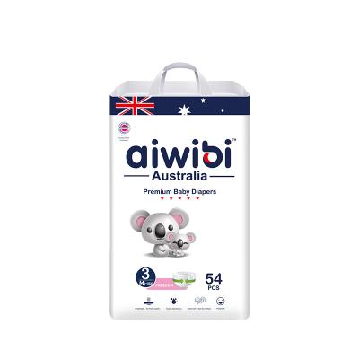 Disposable Gentle Night Baby Diapers With Hot Air Laid
