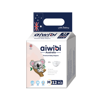 Disposable Baby Diapers Air Soft Series With Elastic Waistband